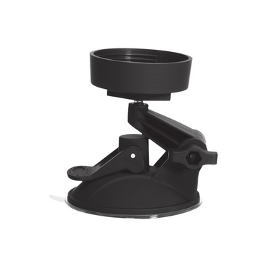 a black holder on a white background